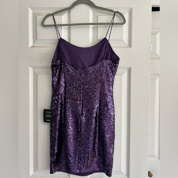 Lulus Sequin Mini Dress.  NWT.  Size: Medium - Picture 2 of 5